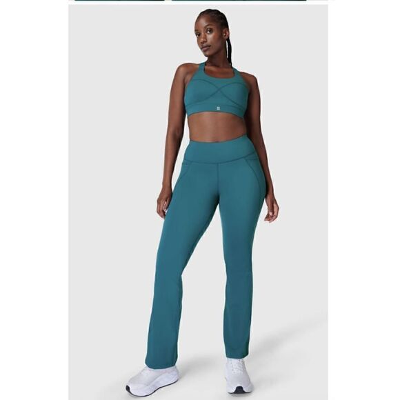 Sweaty Betty Women's Power Workout Flare Leggings size Medium - Picture 4 of 6